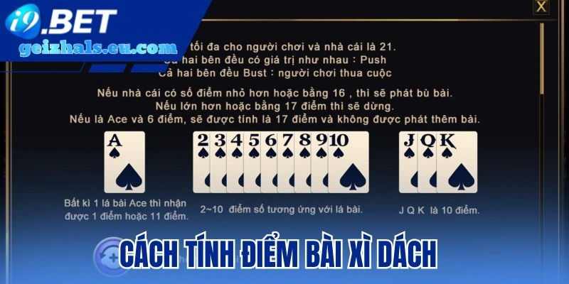 Cách tính điểm bài Xì dách