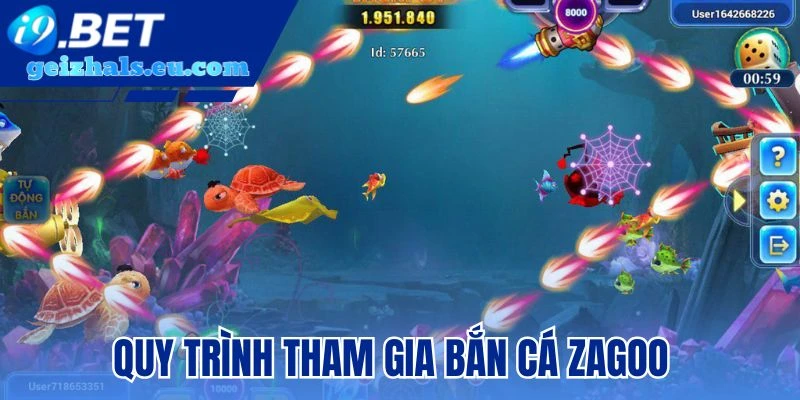 Quy trình tham gia bắn cá zagoo Quy trình tham gia bắn cá zagoo