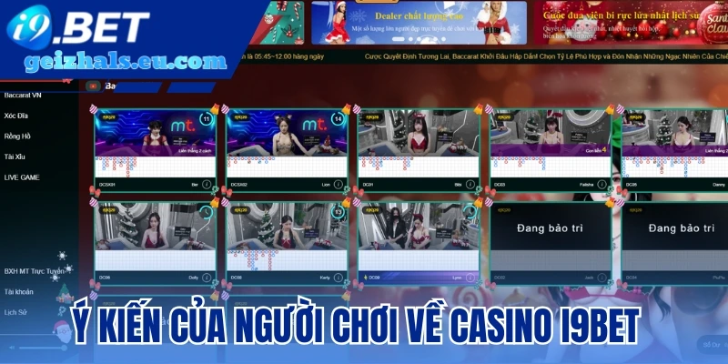 Ý kiến của người chơi về Casino I9bet Ý kiến của người chơi về Casino I9bet